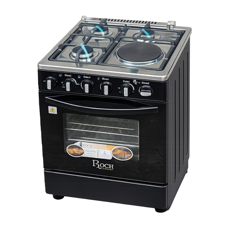 Roch RGC-60EL 3 Gas + 1 Electric Oven 60x60
